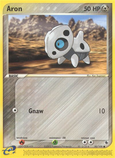 Aron (50/109) [EX: Ruby & Sapphire] | Good Games Cannington