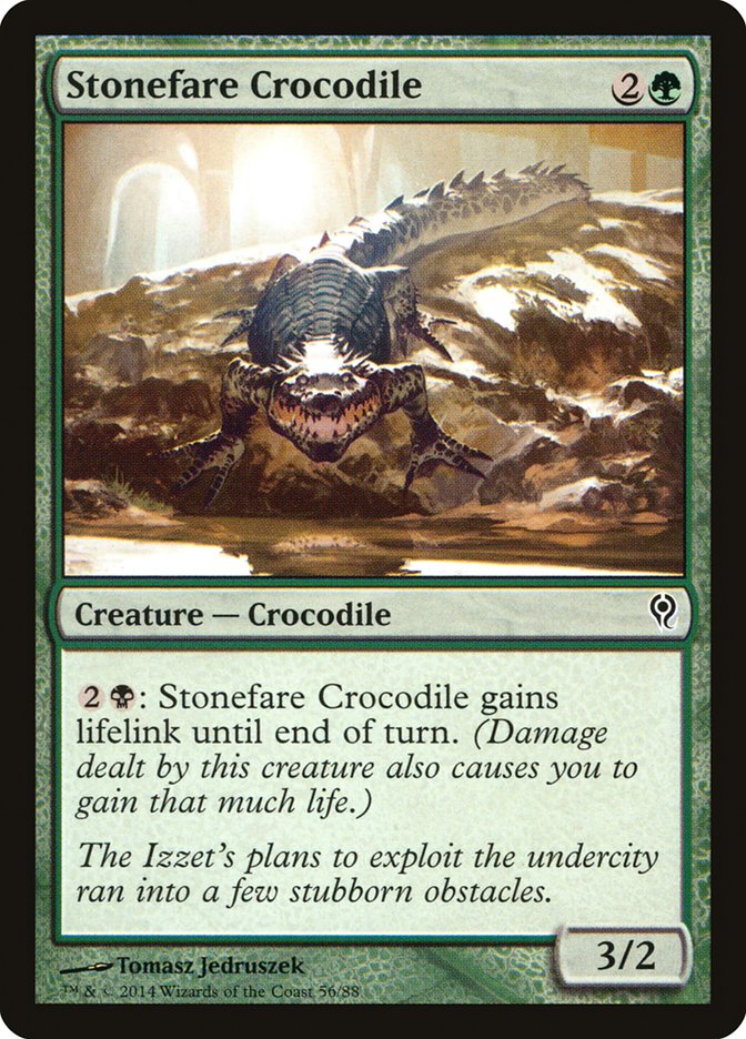 Stonefare Crocodile [Duel Decks: Jace vs. Vraska] | Good Games Cannington