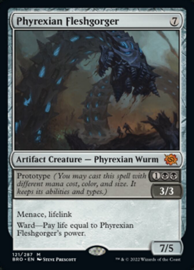 Phyrexian Fleshgorger (Promo Pack) [The Brothers' War Promos] | Good Games Cannington