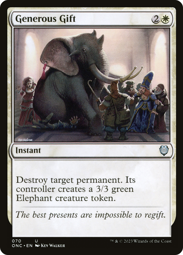 Generous Gift [Phyrexia: All Will Be One Commander] | Good Games Cannington