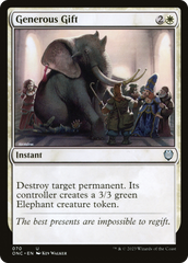 Generous Gift [Phyrexia: All Will Be One Commander] | Good Games Cannington