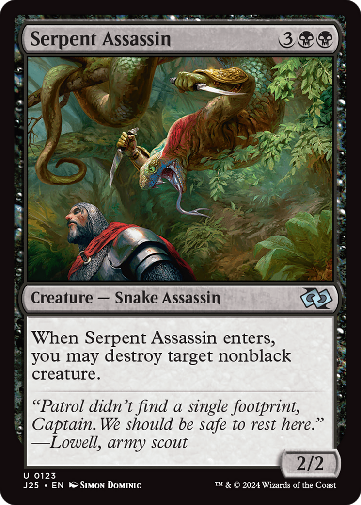 Serpent Assassin [Foundations Jumpstart] | Good Games Cannington