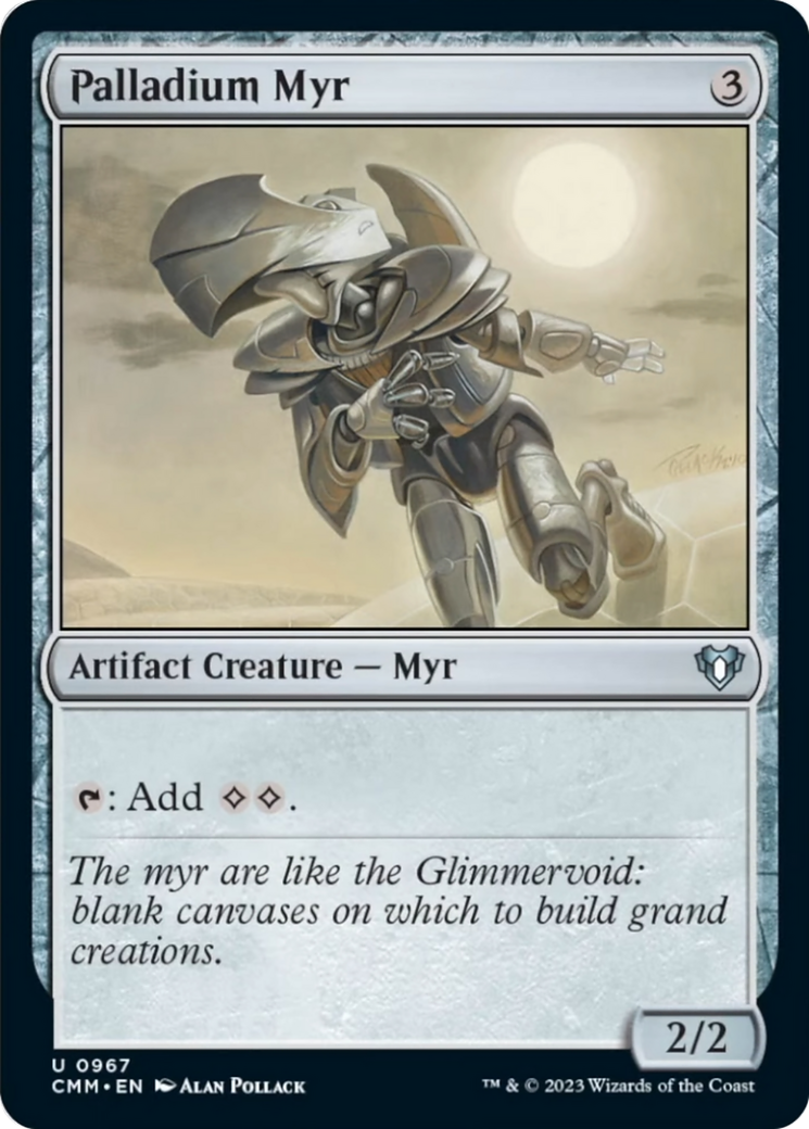 Palladium Myr [Commander Masters] | Good Games Cannington