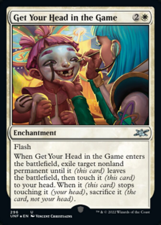 Get Your Head in the Game (Galaxy Foil) [Unfinity] | Good Games Cannington