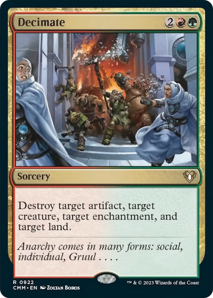 Decimate [Commander Masters] | Good Games Cannington