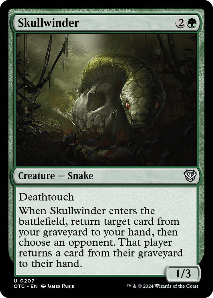 Skullwinder [Outlaws of Thunder Junction Commander] | Good Games Cannington