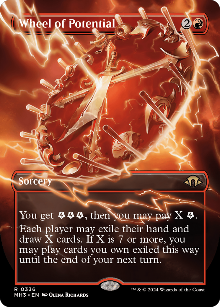 Wheel of Potential (Borderless) [Modern Horizons 3] | Good Games Cannington