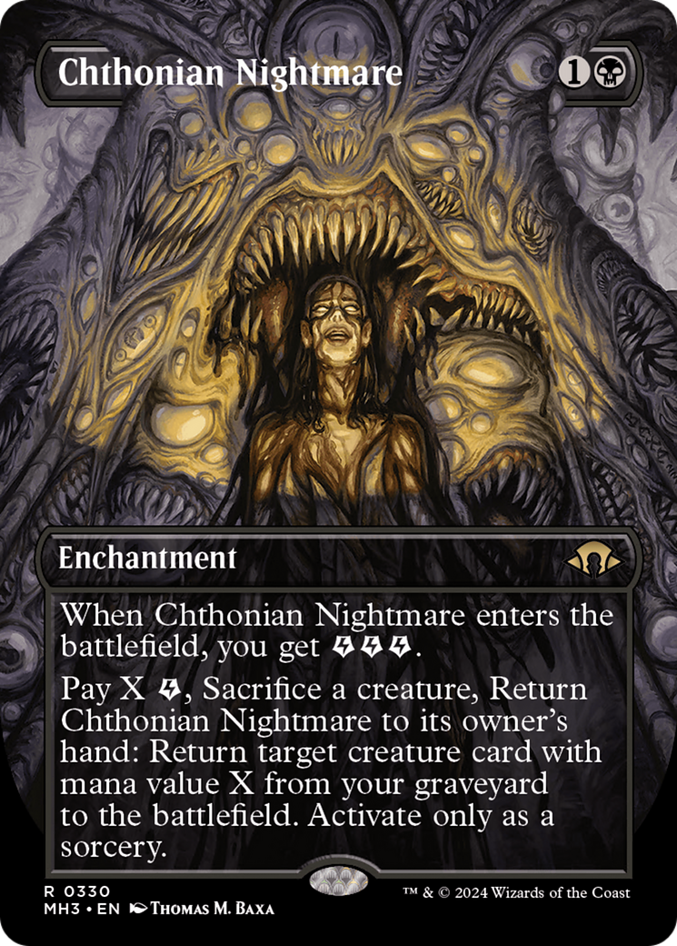 Chthonian Nightmare (Borderless) [Modern Horizons 3] | Good Games Cannington