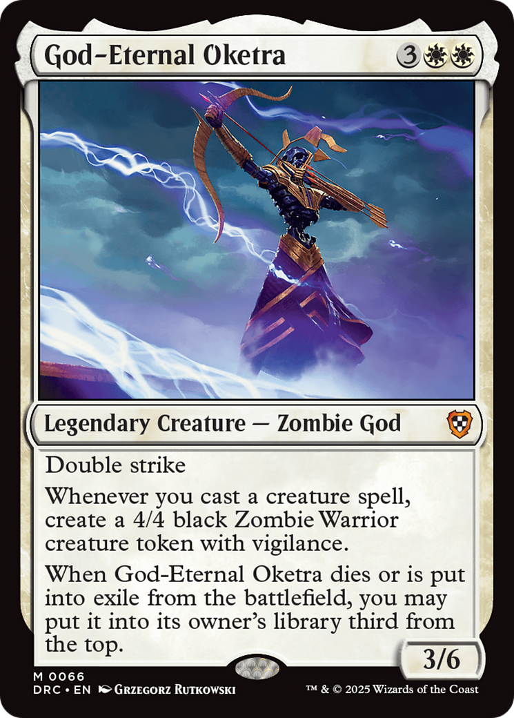 God-Eternal Oketra [Aetherdrift Commander] | Good Games Cannington