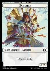 Phyrexian Mite (011) // Samurai Double-Sided Token [Phyrexia: All Will Be One Tokens] | Good Games Cannington