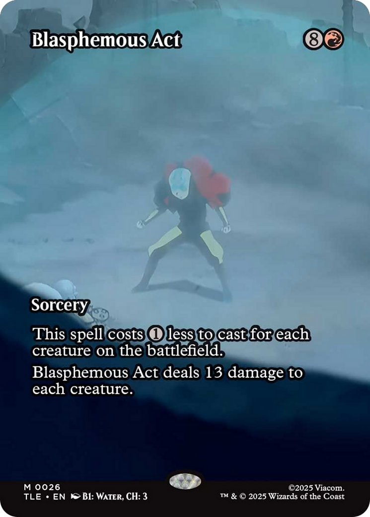 Blasphemous Act (Borderless) [Avatar: The Last Airbender: Eternal-Legal] | Good Games Cannington