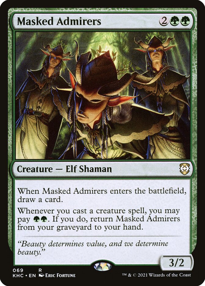 Masked Admirers 69/1 (Commander: Kaldheim)  | Good Games Cannington