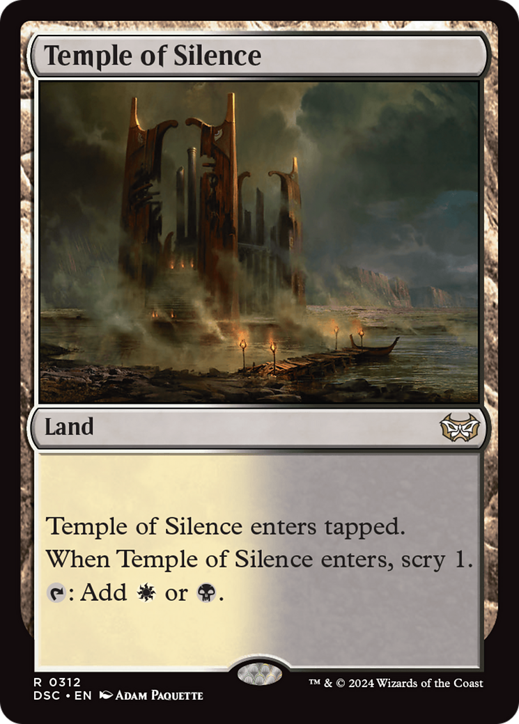 Temple of Silence [Duskmourn: House of Horror Commander] | Good Games Cannington