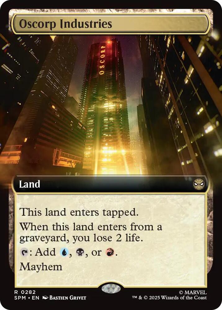 Oscorp Industries Extended Art 282 (Marvel's Spider-Man)  | Good Games Cannington