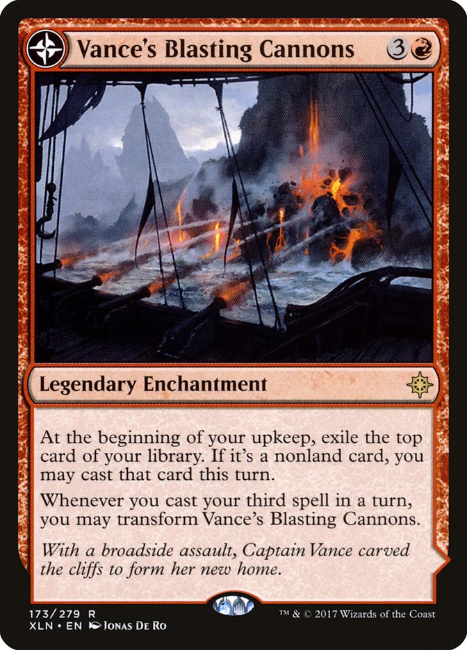 Vance's Blasting Cannons // Spitfire Bastion [Ixalan] | Good Games Cannington