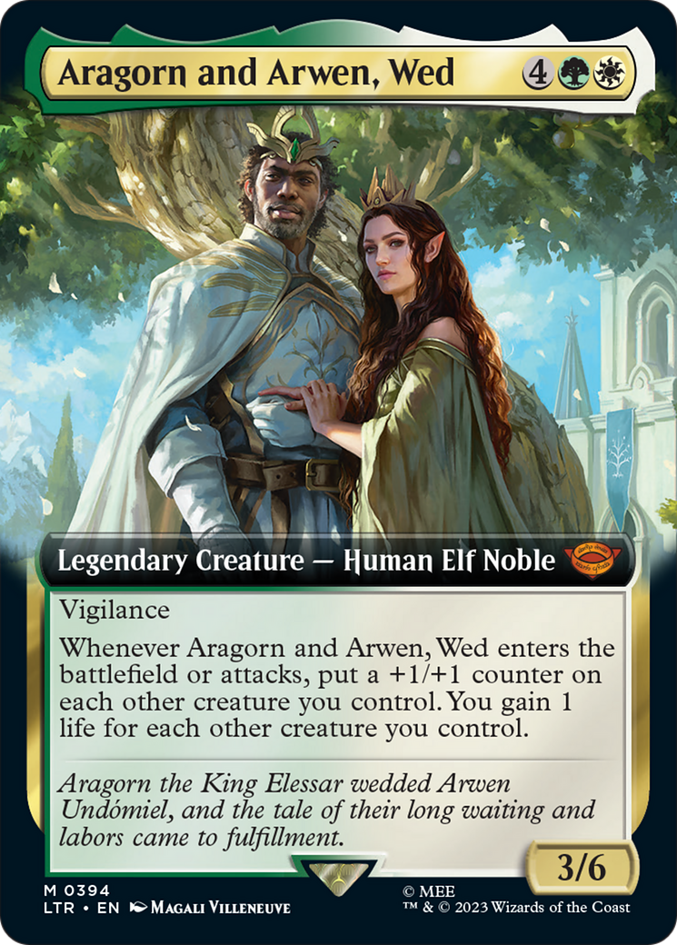 Aragorn and Arwen, Wed (Extended Art) [The Lord of the Rings: Tales of Middle-Earth] | Good Games Cannington