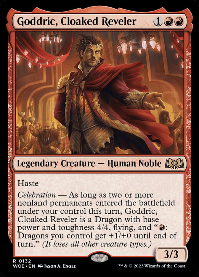 Goddric, Cloaked Reveler 132 (Wilds of Eldraine)  | Good Games Cannington