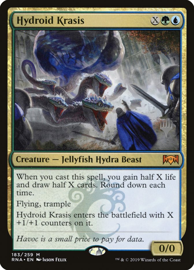Hydroid Krasis (Promo Pack) [Ravnica Allegiance Promos] | Good Games Cannington
