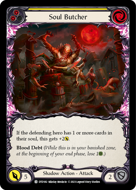 Soul Butcher (Yellow) [DTD182] (Dusk Till Dawn) | Good Games Cannington