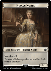 Human Noble // Cyberman Double-Sided Token [Doctor Who Tokens] | Good Games Cannington