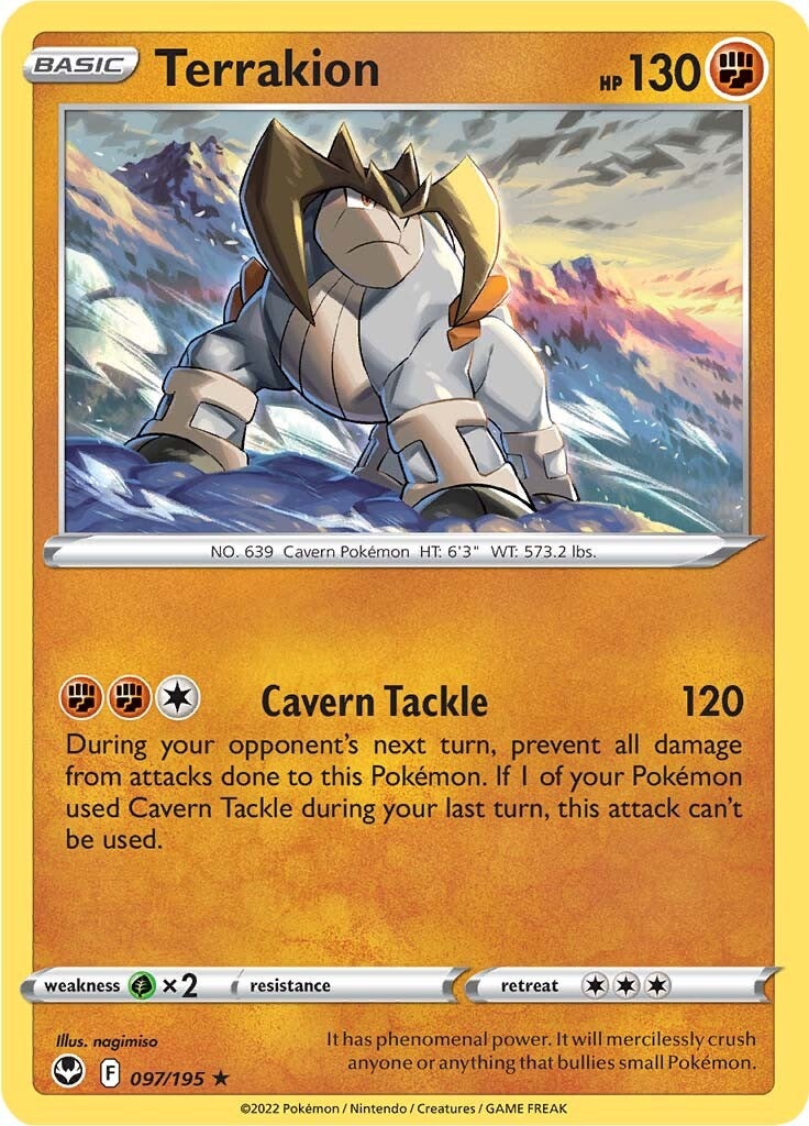 Terrakion (097/195) [Sword & Shield: Silver Tempest] | Good Games Cannington
