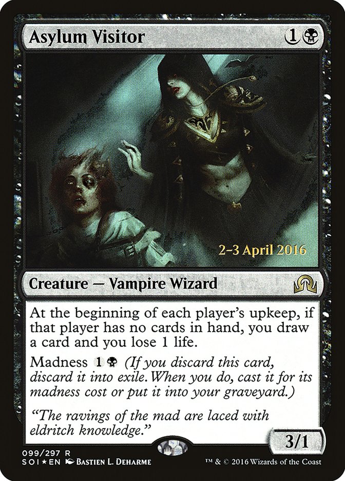 Asylum Visitor [Shadows over Innistrad Prerelease Promos] | Good Games Cannington