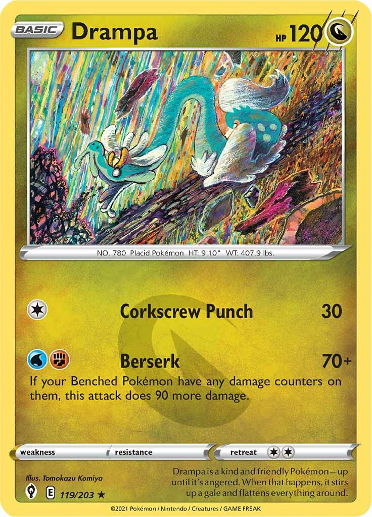 Drampa (119/203) [Sword & Shield: Evolving Skies] | Good Games Cannington
