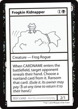 Frogkin Kidnapper (2021 Edition) [Mystery Booster Playtest Cards] | Good Games Cannington