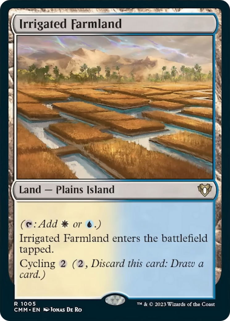 Irrigated Farmland [Commander Masters] | Good Games Cannington