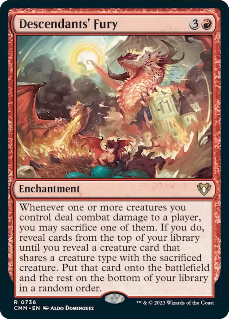 Descendants' Fury [Commander Masters] | Good Games Cannington