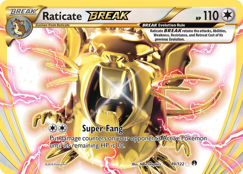 Raticate BREAK (XY - BREAKpoint)  - Holofoil | Good Games Cannington