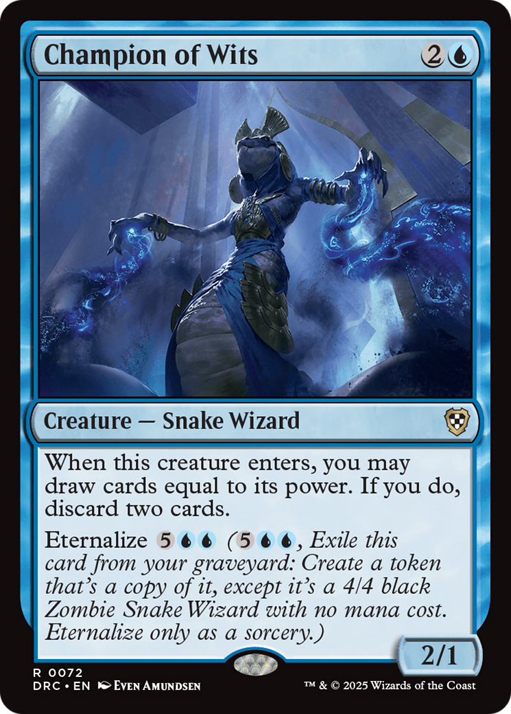 Champion of Wits [Aetherdrift Commander] | Good Games Cannington