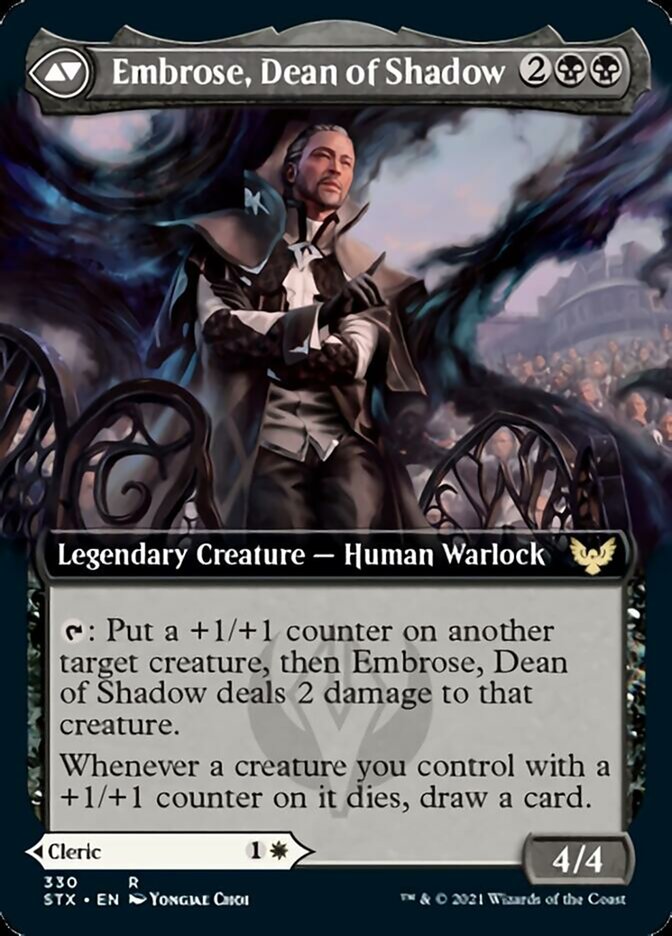 Shaile, Dean of Radiance // Embrose, Dean of Shadow (Extended Art) [Strixhaven: School of Mages] | Good Games Cannington