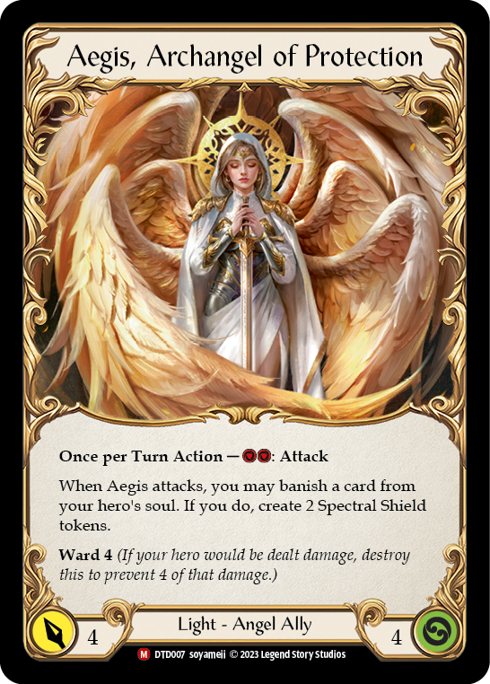Figment of Protection // Aegis, Archangel of Protection [DTD007] (Dusk Till Dawn) | Good Games Cannington