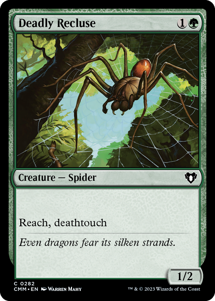 Deadly Recluse [Commander Masters] | Good Games Cannington
