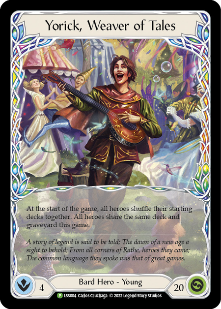 Yorick, Weaver of Tales [LSS004] (Promo)  Cold Foil | Good Games Cannington