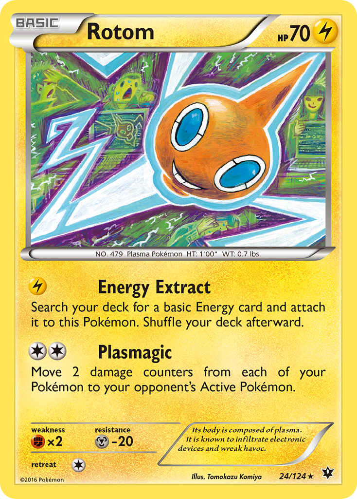 Rotom (24/124) [XY: Fates Collide] | Good Games Cannington