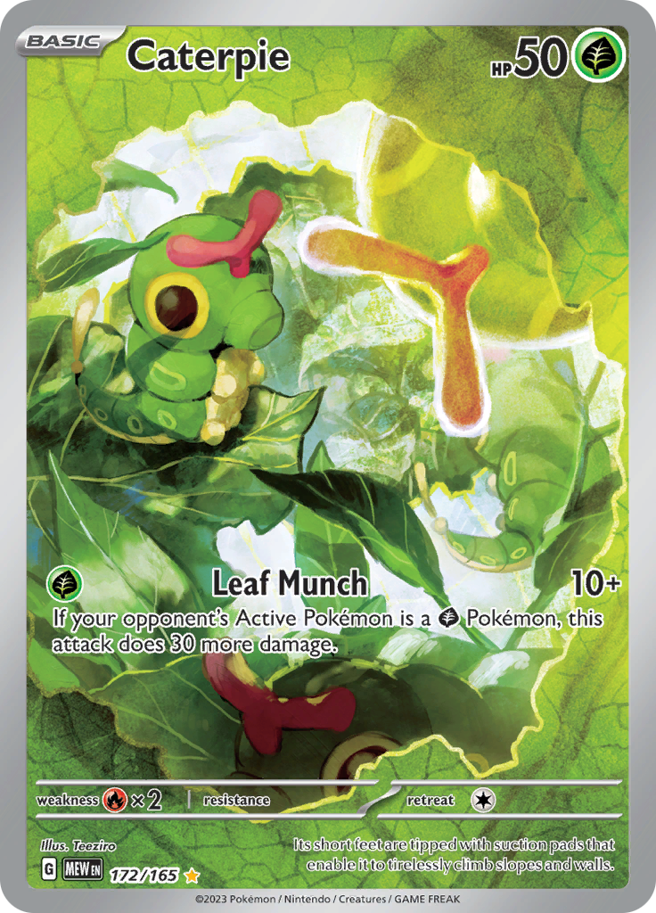 Caterpie (172/165) [Scarlet & Violet 151] | Good Games Cannington