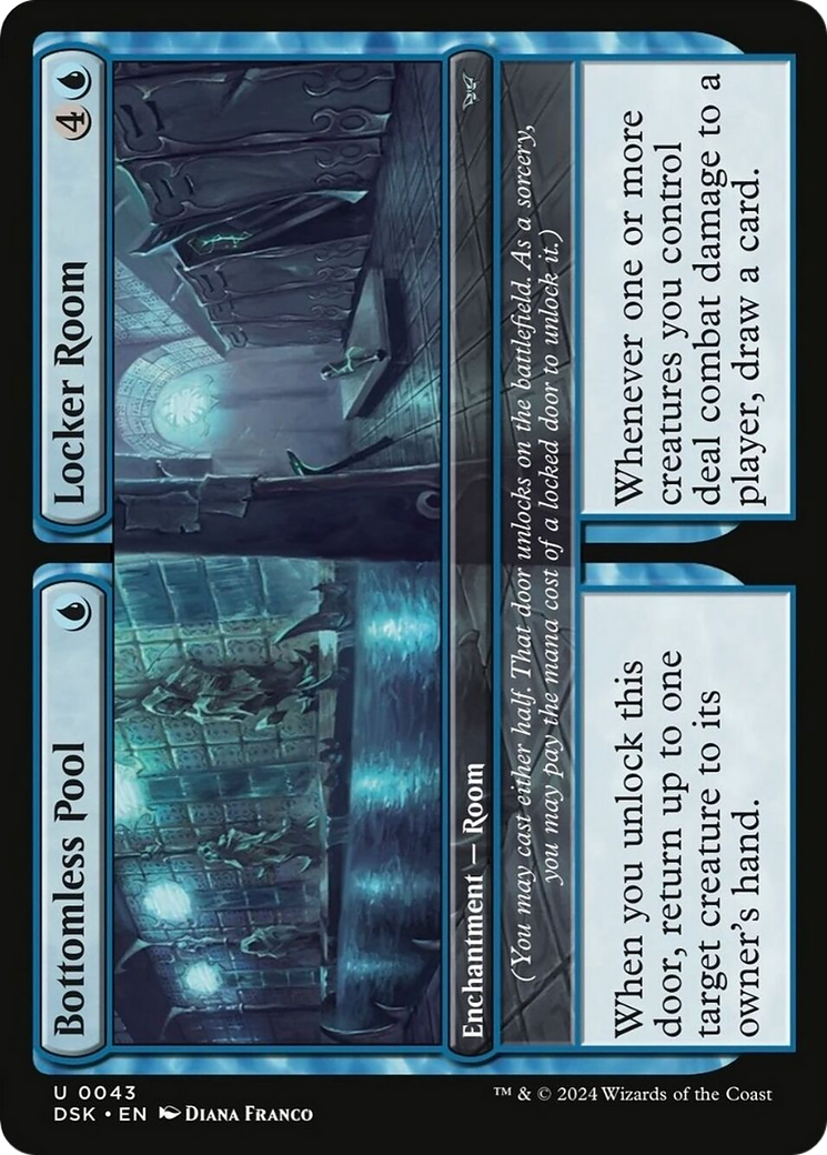 Bottomless Pool // Locker Room [Duskmourn: House of Horror] | Good Games Cannington