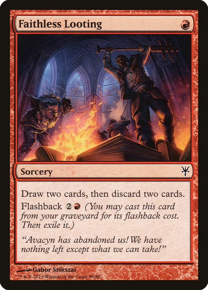 Faithless Looting [Duel Decks: Sorin vs. Tibalt] | Good Games Cannington