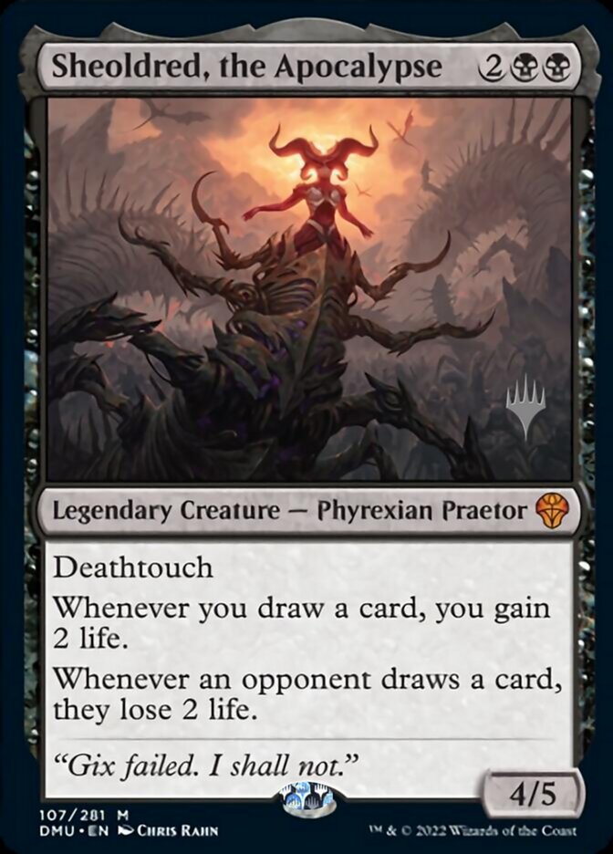 Sheoldred, the Apocalypse (Promo Pack) [Dominaria United Promos] | Good Games Cannington