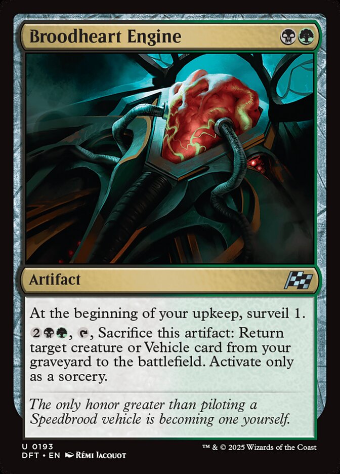 Broodheart Engine 193/291 (Aetherdrift)  - Foil | Good Games Cannington