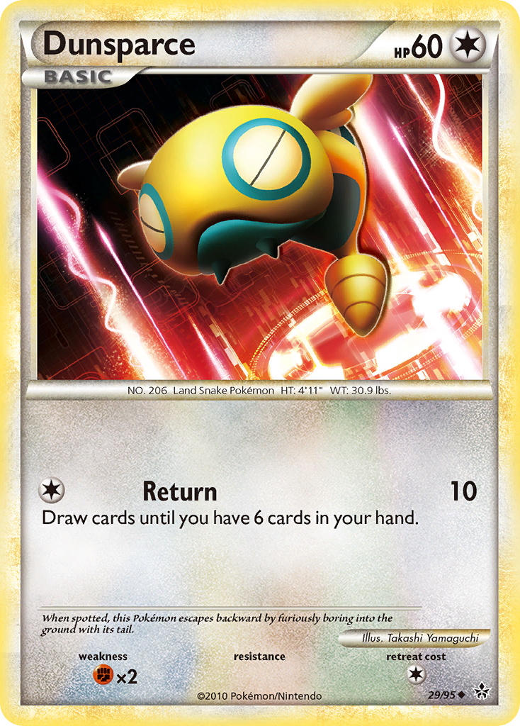 Dunsparce (29/95) [HeartGold & SoulSilver: Unleashed] | Good Games Cannington