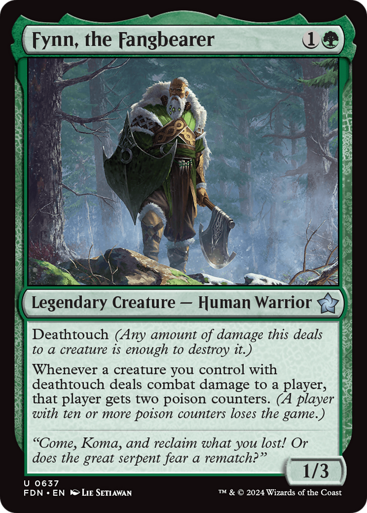 Fynn, the Fangbearer [Foundations] | Good Games Cannington