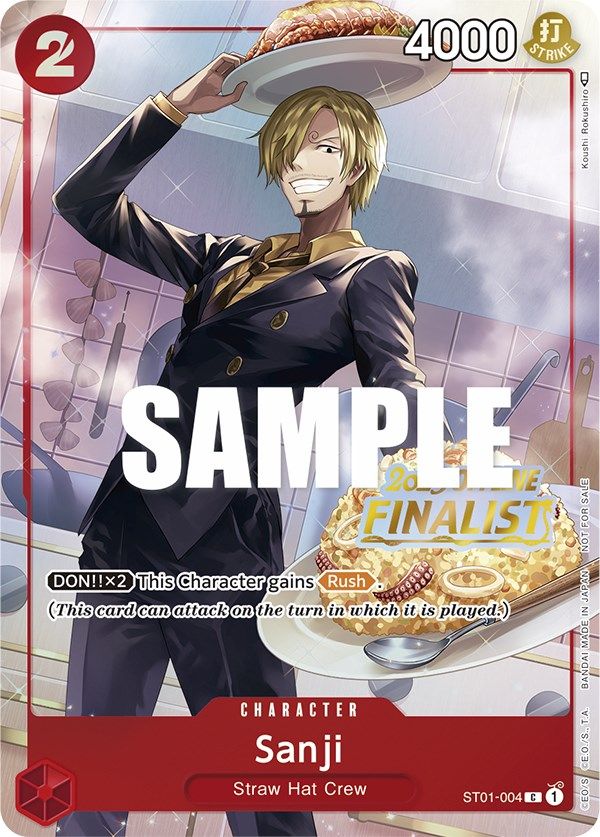 Sanji (Offline Regional 2023) [Finalist] [One Piece Promotion Cards] | Good Games Cannington