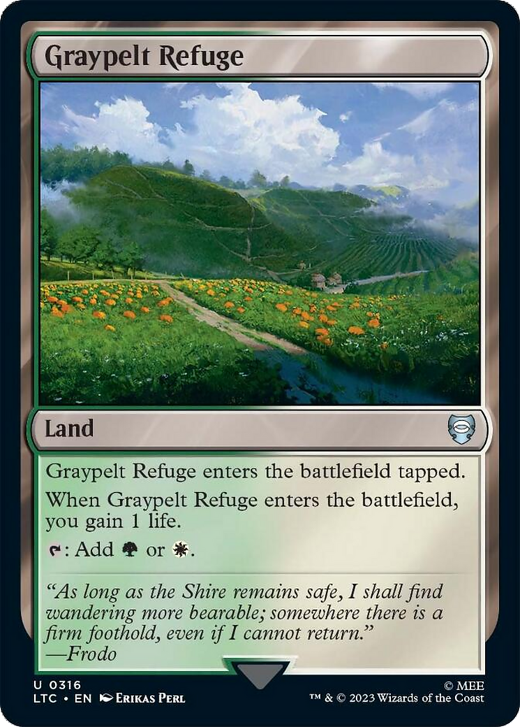 Graypelt Refuge [The Lord of the Rings: Tales of Middle-Earth Commander] | Good Games Cannington