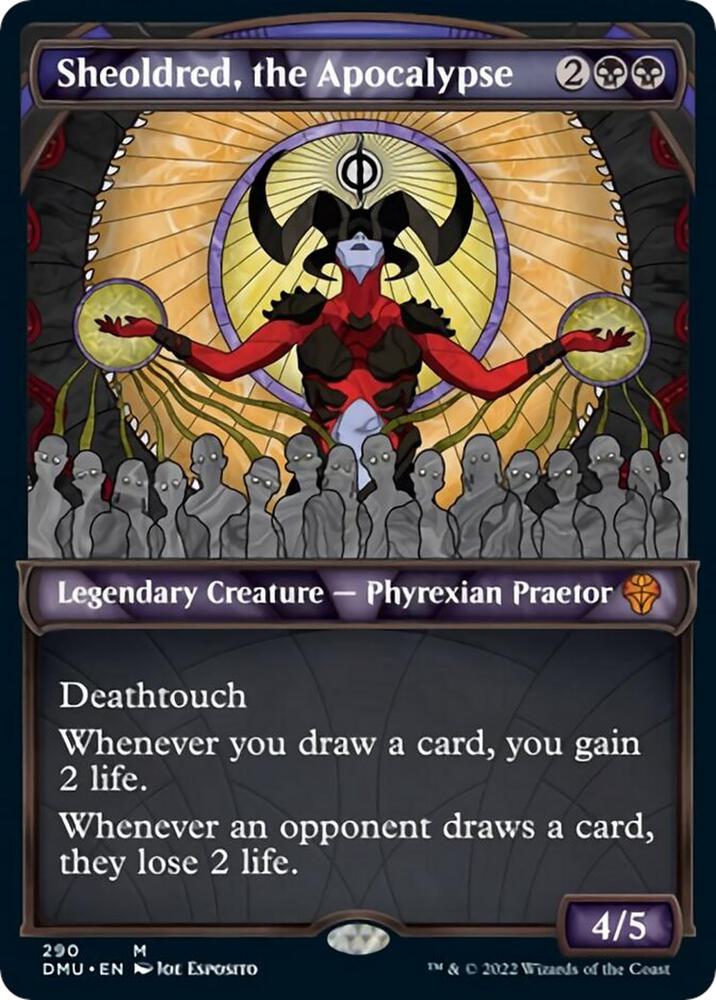 Sheoldred the Apocalypse Showcase 290 (Dominaria United)  | Good Games Cannington
