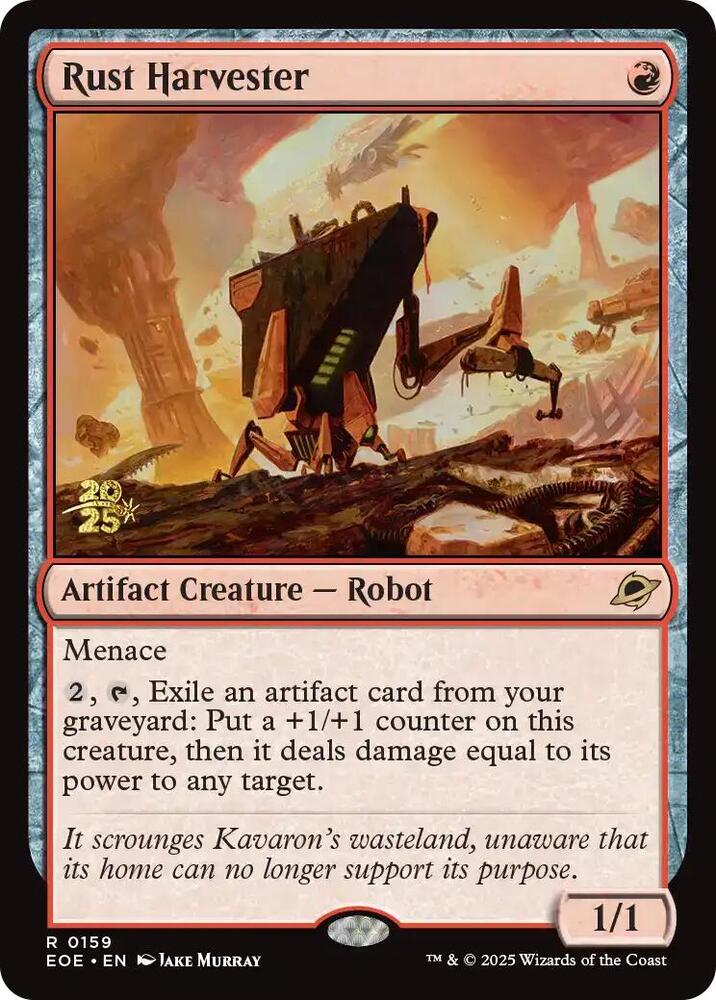 Rust Harvester 159s/160 (Prerelease Cards)  - Foil | Good Games Cannington