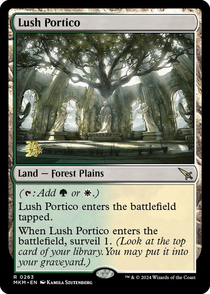 Lush Portico 263s/182 (Prerelease Cards)  - Foil | Good Games Cannington
