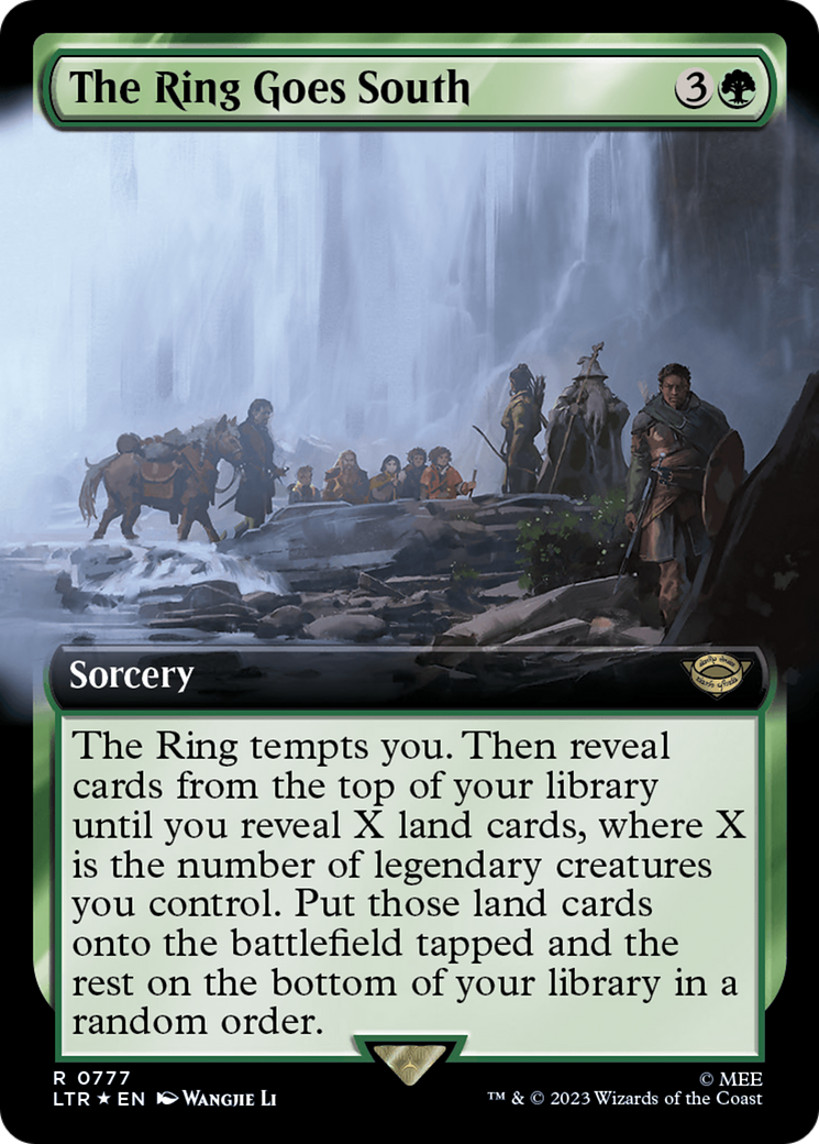 The Ring Goes South (Extended Art) (Surge Foil) [The Lord of the Rings: Tales of Middle-Earth] | Good Games Cannington